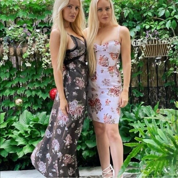 Brock Collection x H&M Dress Lyocell Blended Fit Floral Blogger Fav Powder Pink - Picture 6 of 16